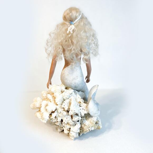 Vtg Mermaid Artist Doll OOAK Dottie Dunsmore Sculpture Fantasy Art Figurine - Picture 6 of 10